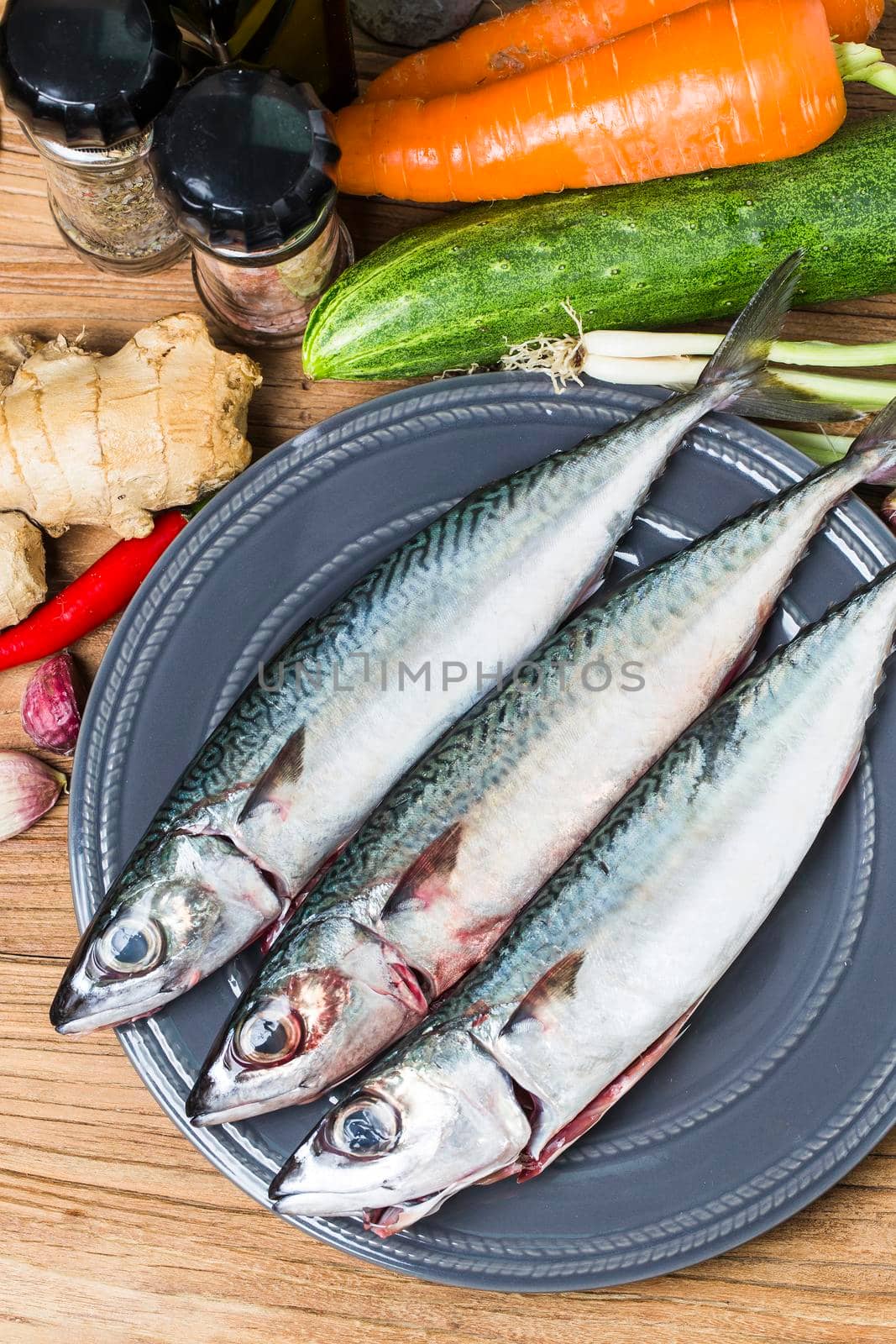 Fresh fish Mackerel by mihavincadani