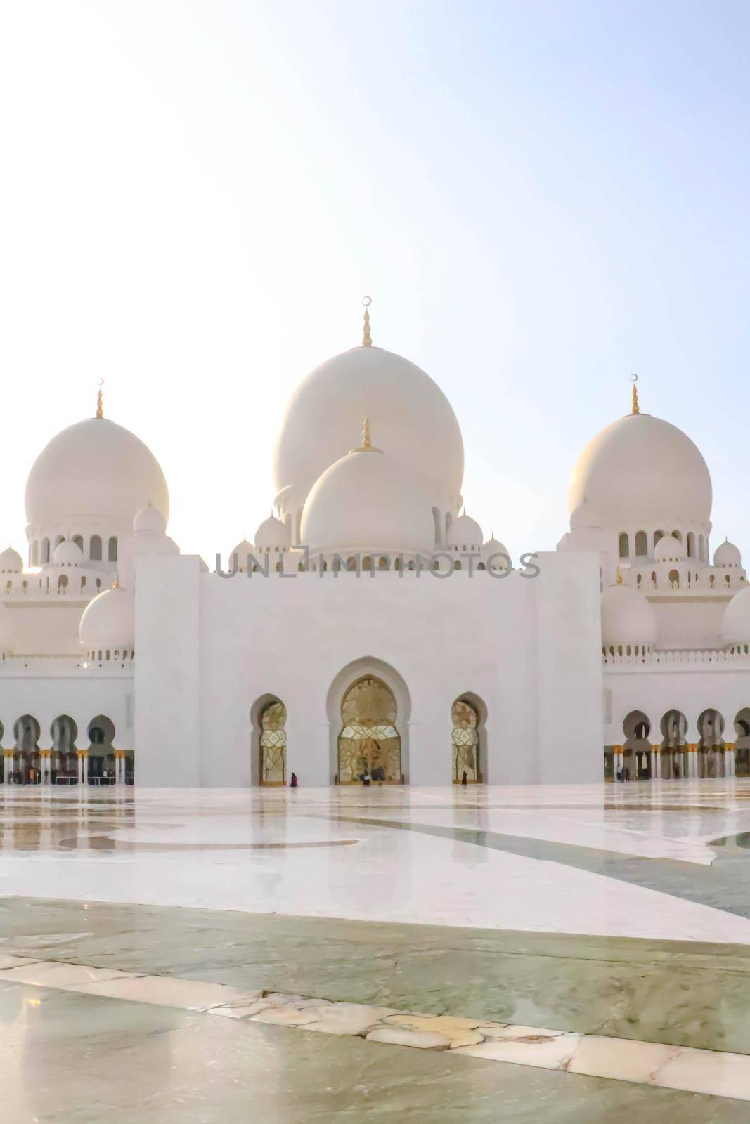 Abu Dhabi, UAE December 27 2018 Sheikh zayed mosque. United arab emirates, middle east. Famous landmark. by DmytroRazinkov