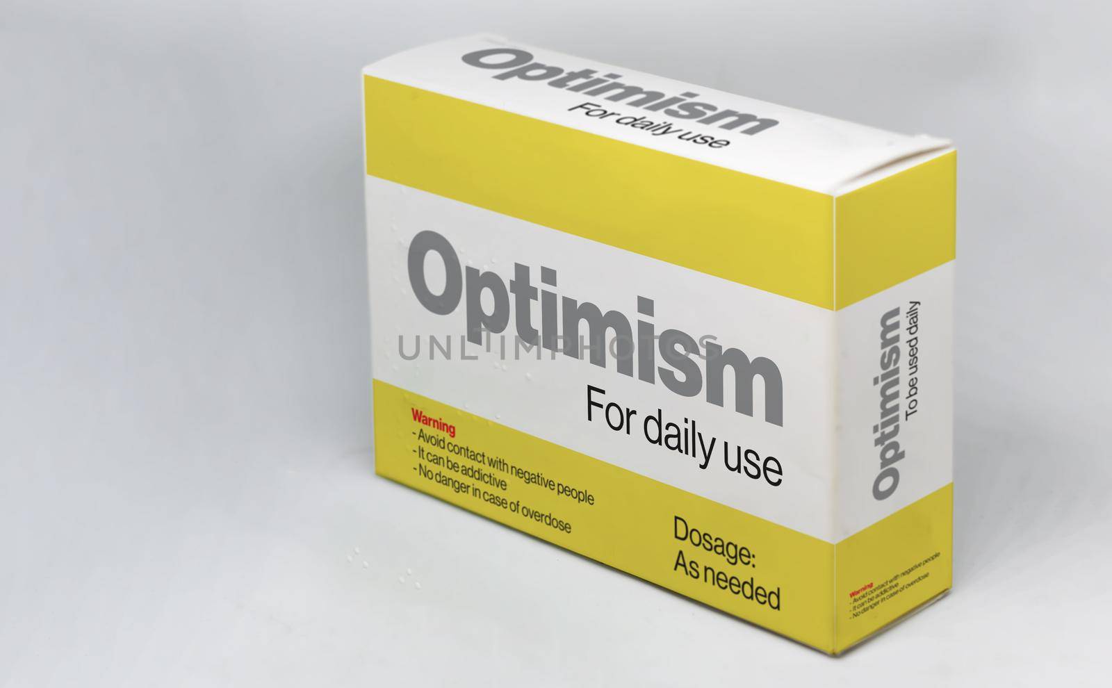 The box of an optimism medicine for daily use by rarrarorro