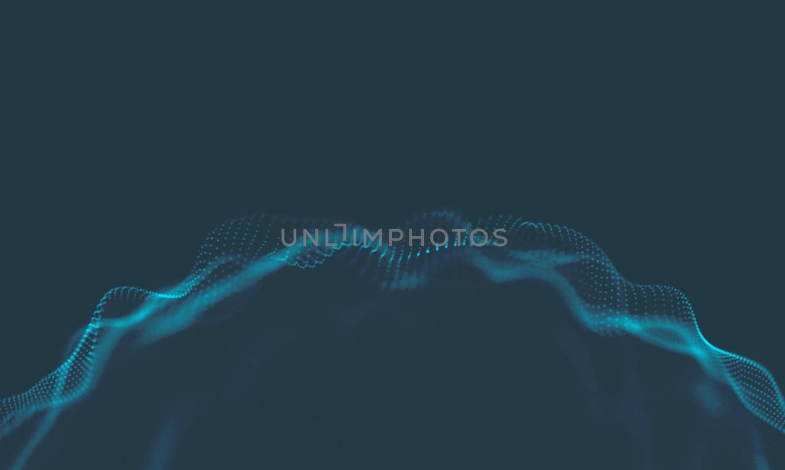  Music background. Big Data Particle Flow Visualisation. Science infographic futuristic illustration. Sound wave.