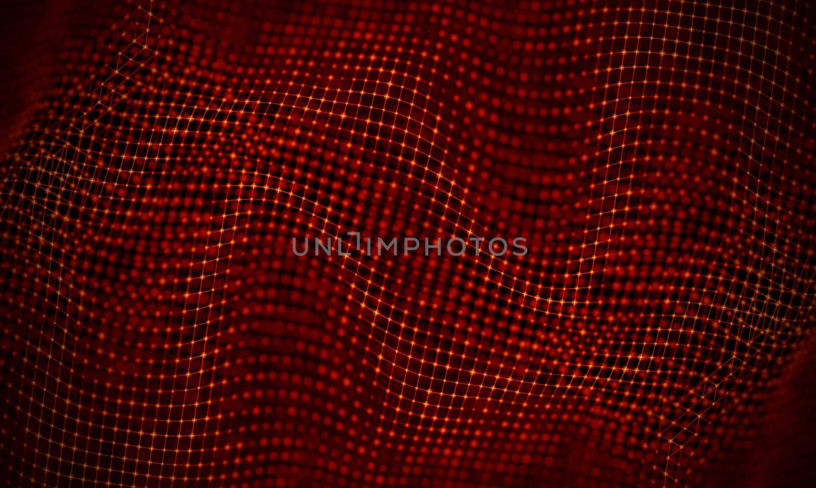 Abstract Black Geometrical Background . Connection structure. Science background. Futuristic Technology HUD Element . onnecting dots and lines . Big data visualization and Business .