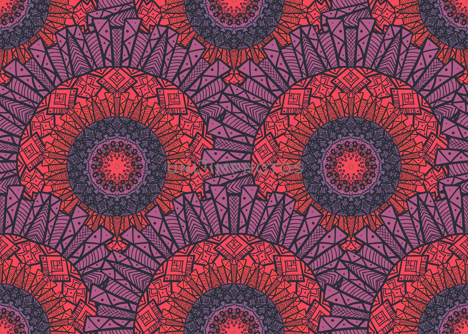 Mandala Seamless Pattern by barsrsind