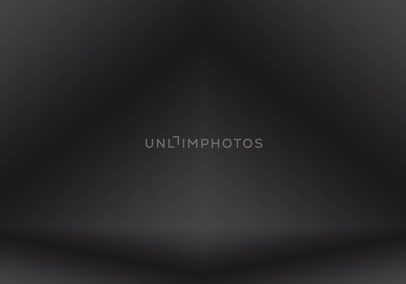 Abstract luxury blur dark grey and black gradient, used as background studio wall for display your products. by Benzoix