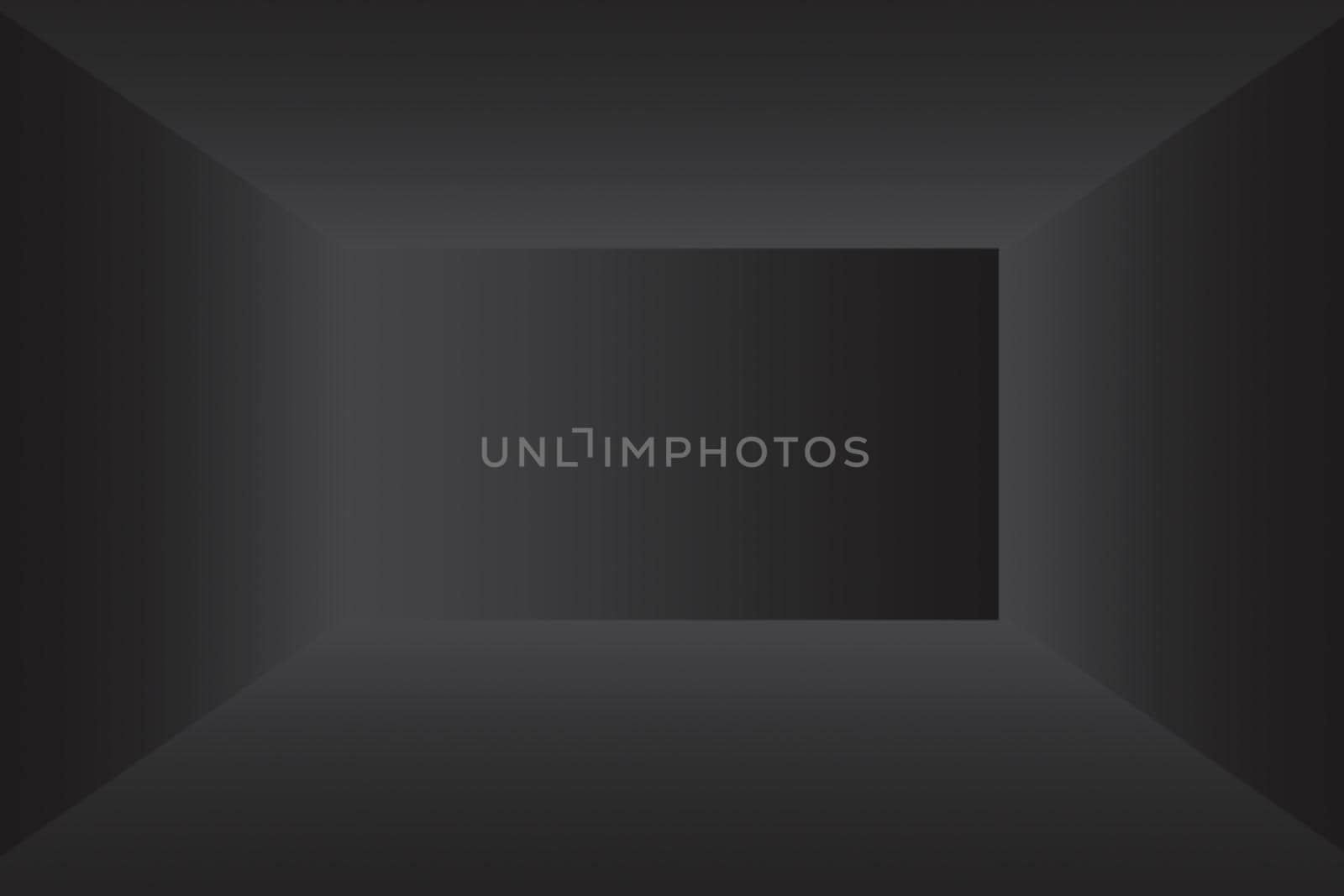 Abstract luxury blur dark grey and black gradient, used as background studio wall for display your products. by Benzoix