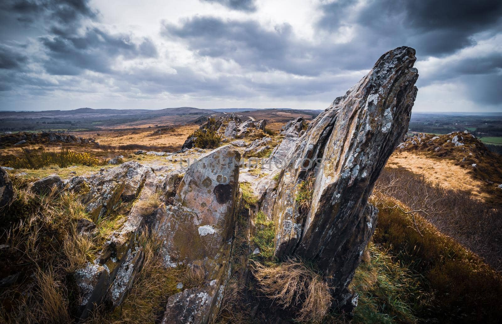 Roc'h Trevezel, one of the mountains in the Finistère National Park in Brittanyy, France