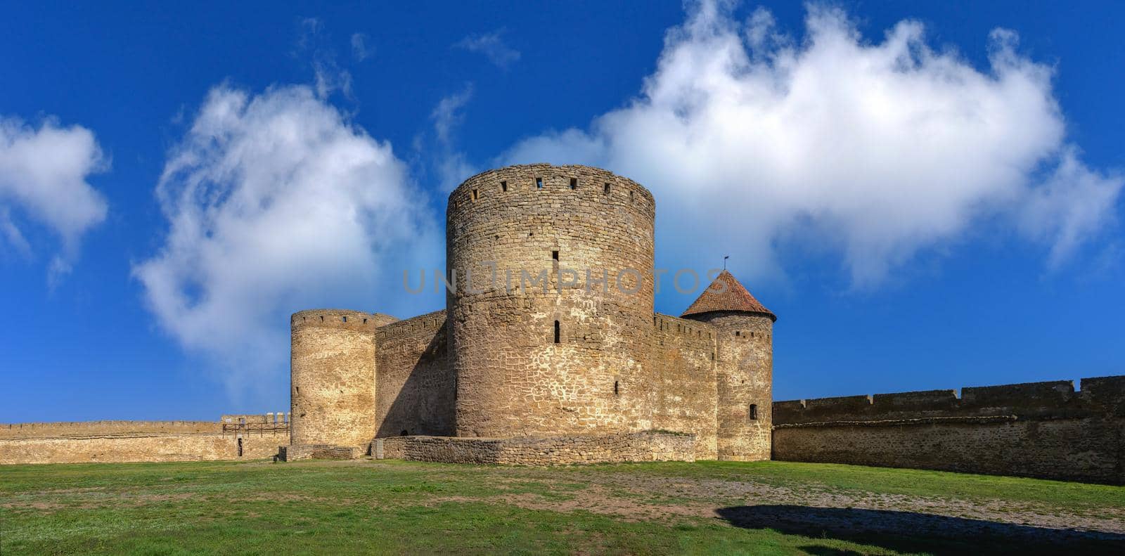 24.04.2021. Bilhorod-Dnistrovskyi or Akkerman fortress, Odessa region, Ukraine, on a sunny spring morning