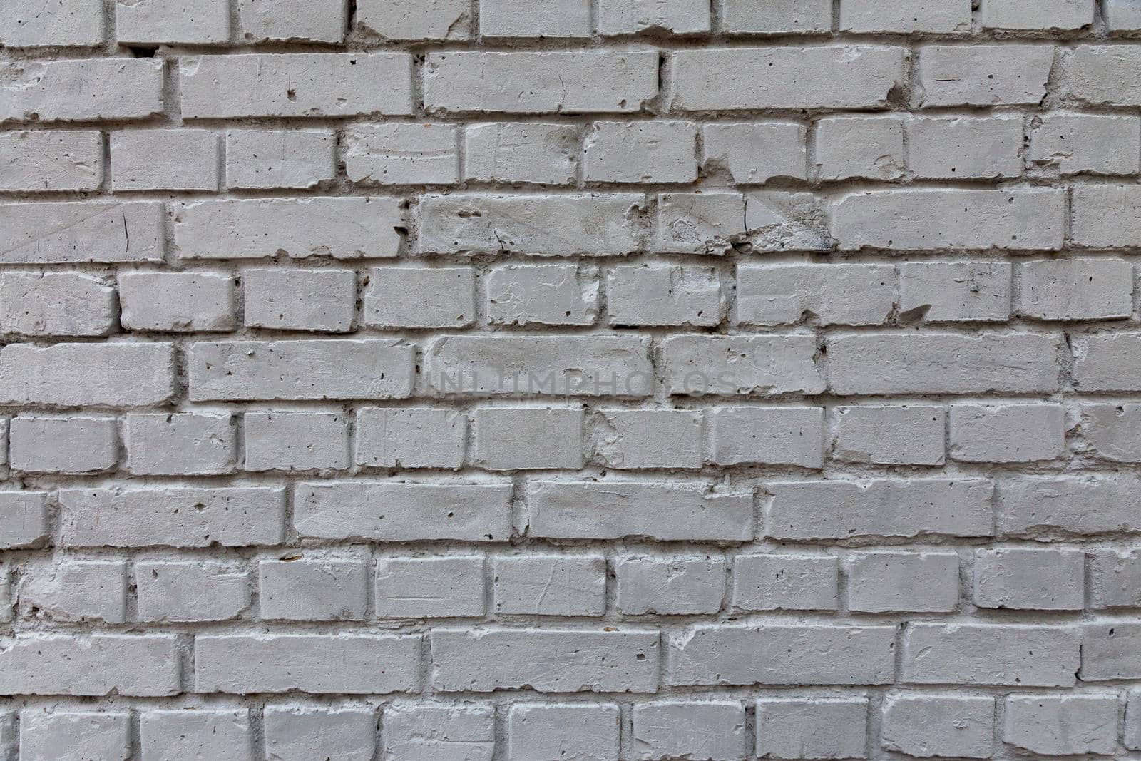 Gray brick wall. Photo background texture close-up by clusterx