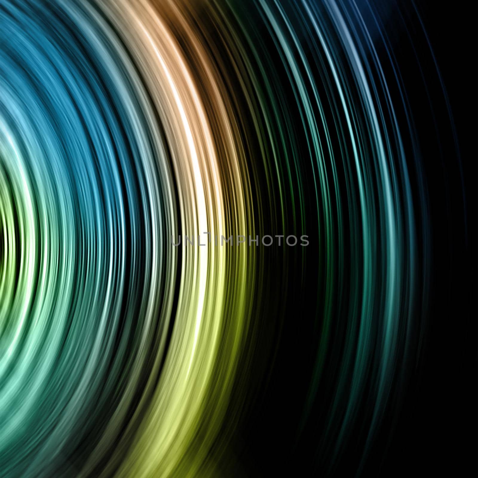 Radial blur colorful background. Fast circular motion illustration by clusterx