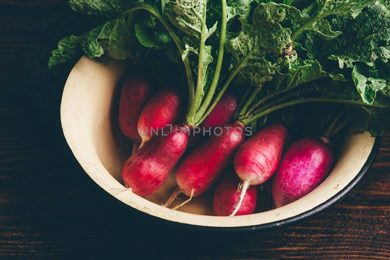 Bowl of red radish by Seva_blsv