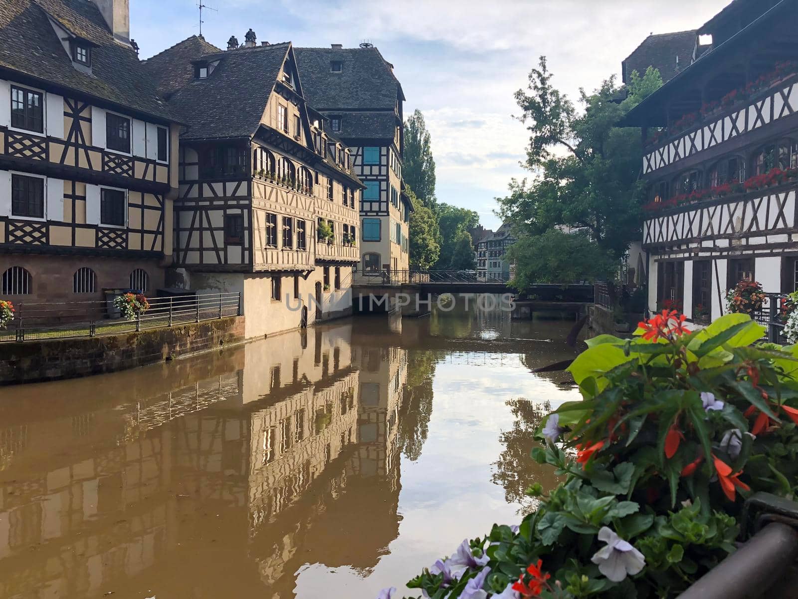 Traditional colorful houses in La Petite France, Strasbourg,France - stock photo by kaliaevaen
