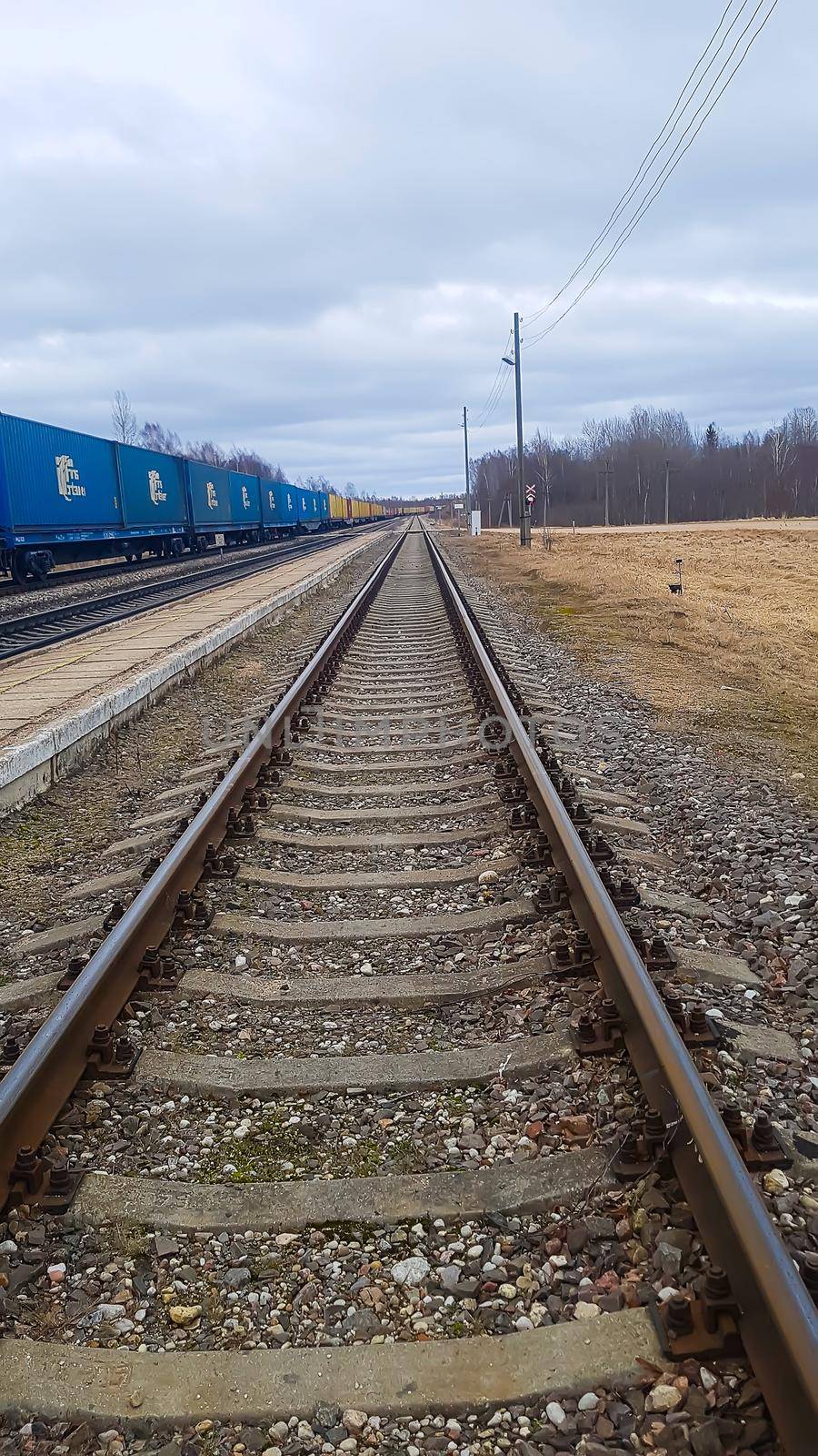 Railway for transportation in Latvia