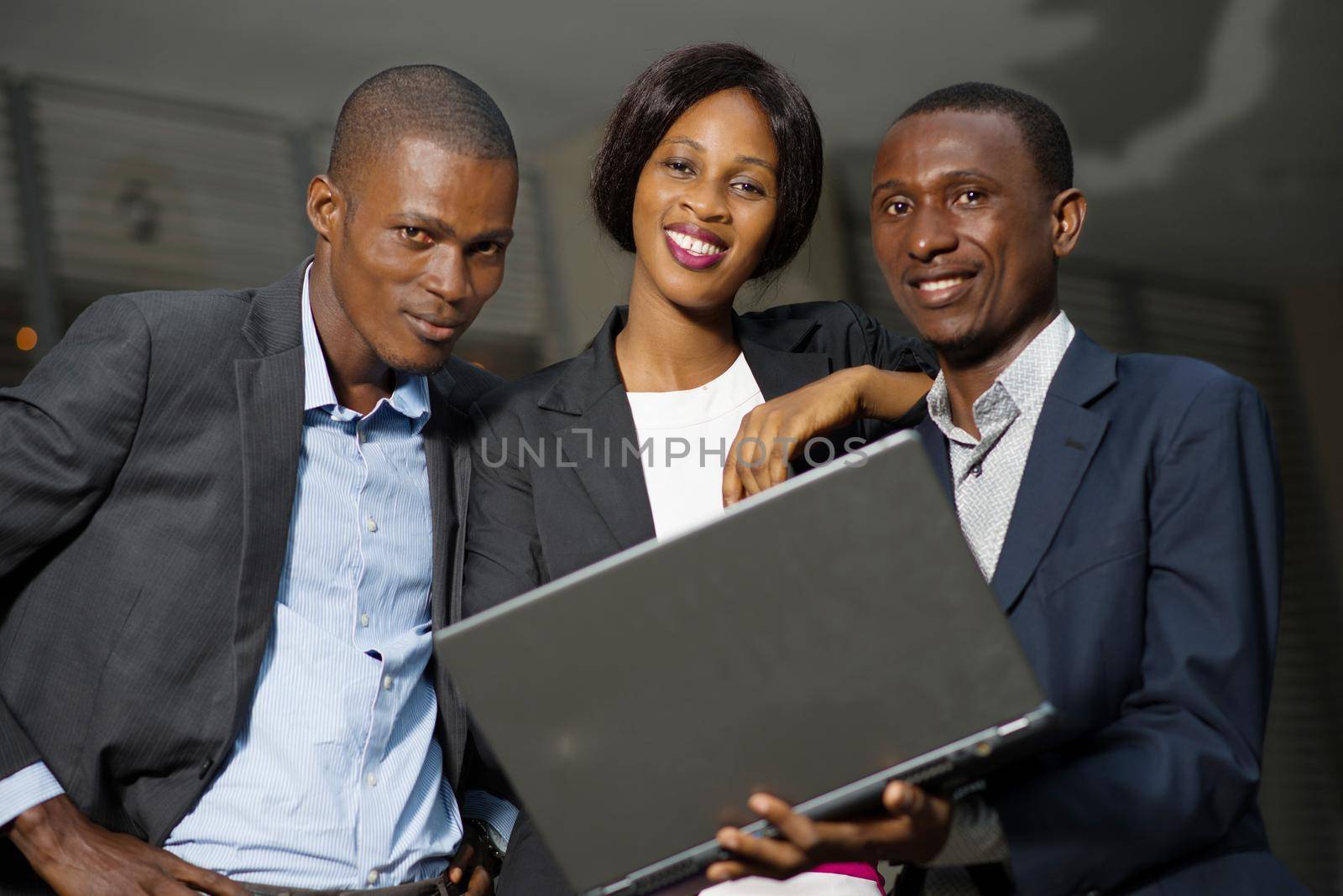young business men and women working on projects