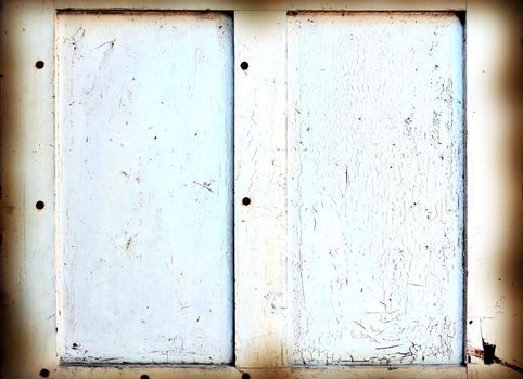 Rustic Background - old painted Burnt double frame.