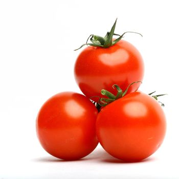 cherry tomato isolated on white background