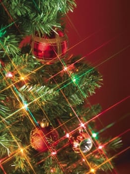 Image of close up image of christmas decoration