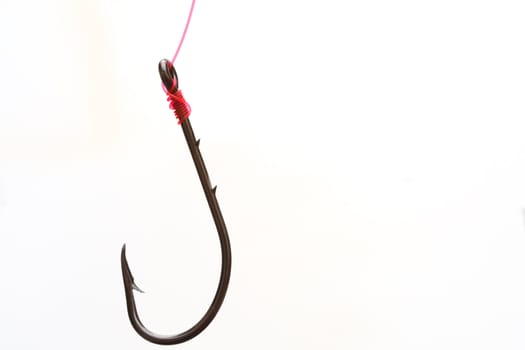 Fish Hook with Red Line