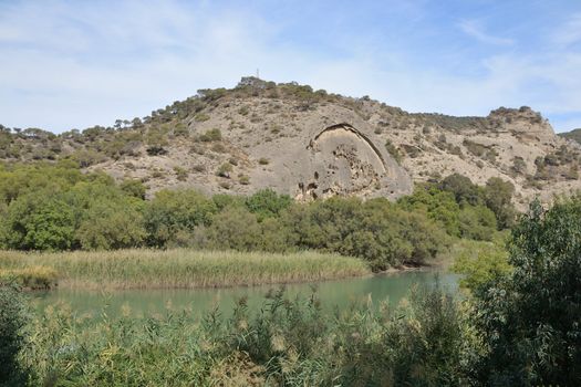 ardales natural park in the park located fifty kilometers from Malaga
