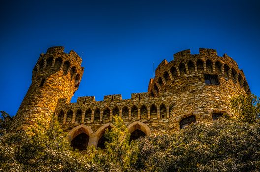 Castle Sant Joan in Lloret De Mar, Costa Brava, Catalonia, Spain