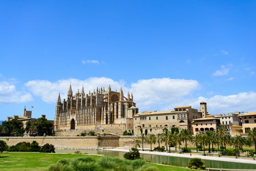 Cathedral of Palma de Majorca panorama