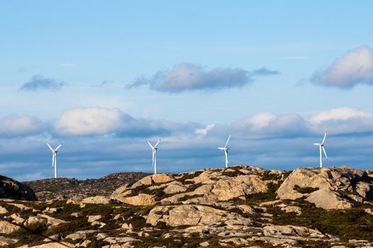 Eco power, wind turbines