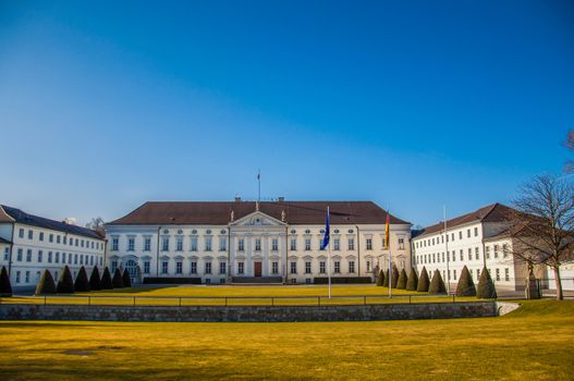 Schloss Bellevue Headquater of the Federal President in Berlin Germany