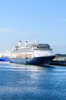 Cruise ship in Oslo Norway