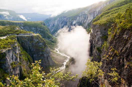 The nature of summer Norway. Mountains of Norway.