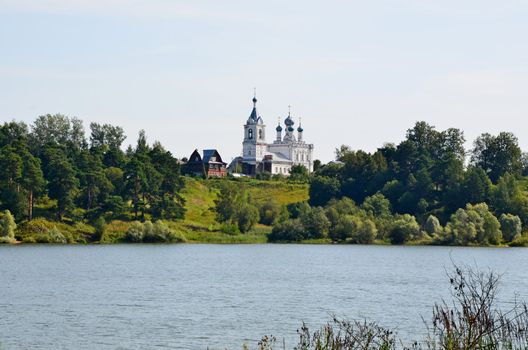 Pokrovsk church in Zhestylyovo. In 10 km from Dmitrov, Moscow Region