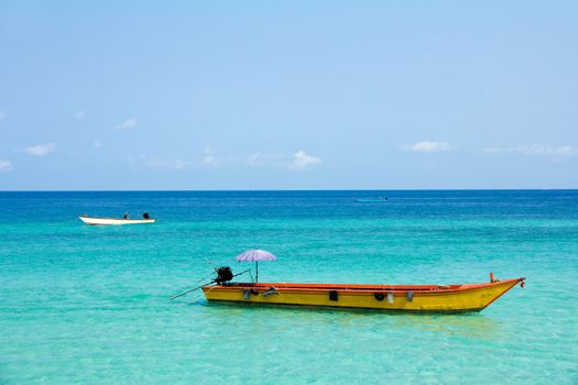 Fishing Boat in Larn Island,Thailand