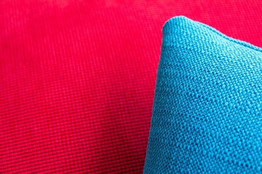 close up image of colorful pillow