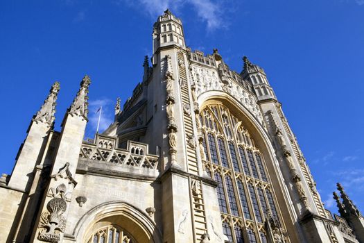 Bath Abbey (also known as Abbey Church of Saint Peter and Saint Paul) in Bath, Somerset.