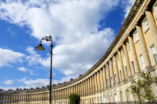 The Royal Crescent in Bath, Somerset.