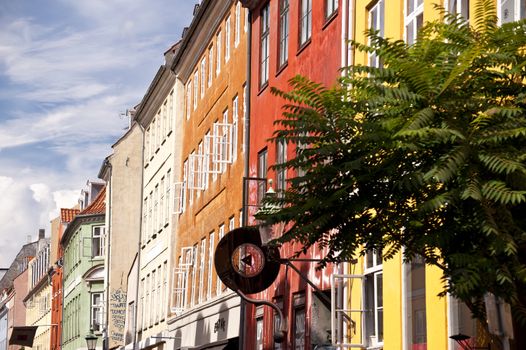 Scene in the old town of Copenhagen