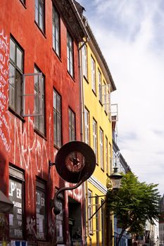 Scene in the old town of Copenhagen