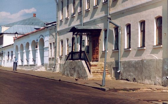 One of streets in city centre Suzdal of Vladimir region