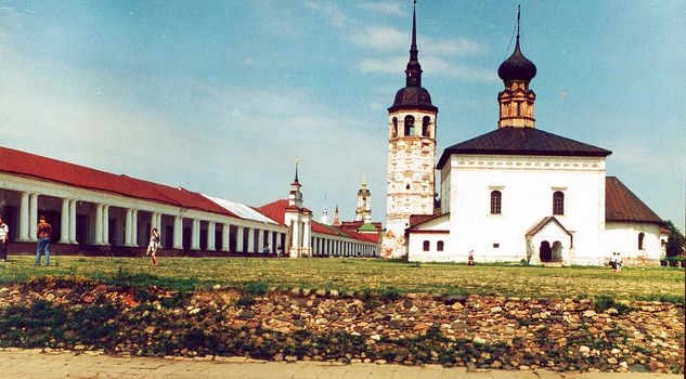 Central square of the city of Suzdal of Vladimir region