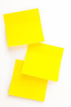 Sticky note against a white background