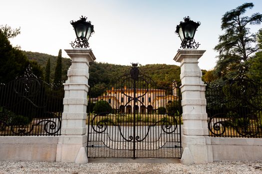 Rodengo Saiano (Brescia, Lombardy, Italy): Villa Fenaroli, ancient palace with park (18th century)