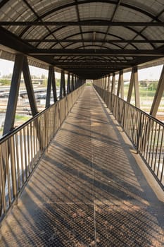 Flyover way cross railway