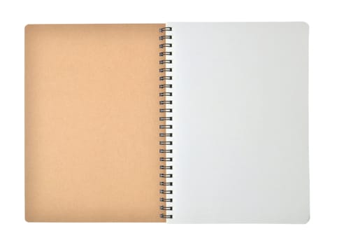 Notebook with clipping path