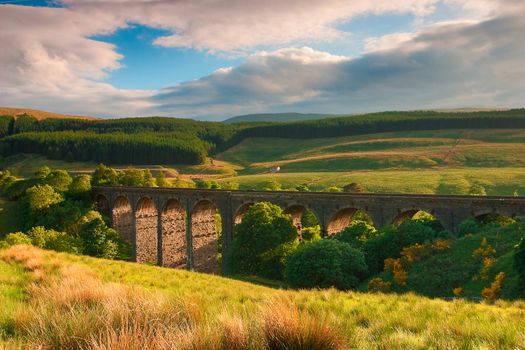 Dent Head Viaduct In Great Britain