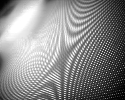 Background of multiple grey dots fading to white