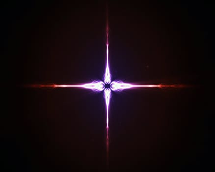 Background of a purple star in the middle