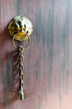chinese style art on door
