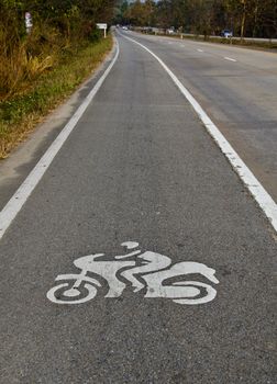 bike lane traffic symbol