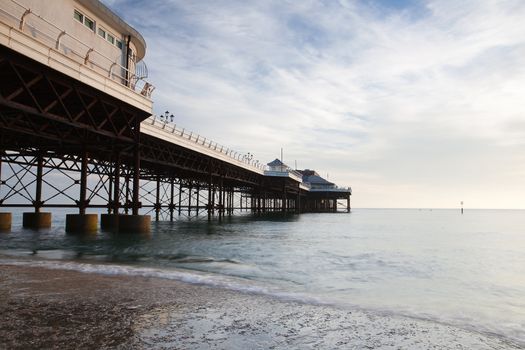 A view of Cromer Pier from the beach