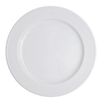 Plate on white background