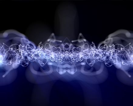 Background of multiples lightning lines