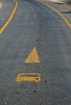 tram lane symbol