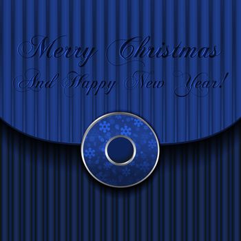 Merry Christmas and Happy New Year corrugated cardboard background
